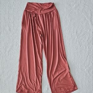 Dusty rose/rust Wide-Leg Pants Size XL